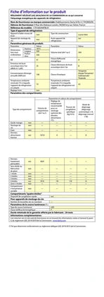 Réfrigérateur congélateur en bas Thomson CTH304ANFBLIX