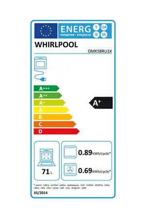 Four encastrable Whirlpool OMK58RU1X