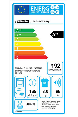 Sèche-linge MIELE TWF 760 WP