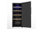 Cave de vieillissement Sevenstars Cave à vin de Vieillissement S7CVV109PDN 109 bouteilles 209 Litres Noir
