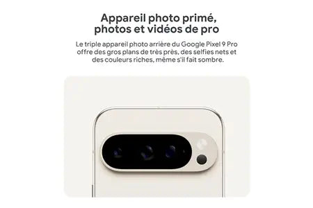 Smartphone Google Pixel 9 Pro 128Go Noir Obsidienne 5G