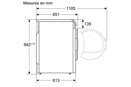 Sèche-linge SIEMENS WT45G429FF ISENSORIC