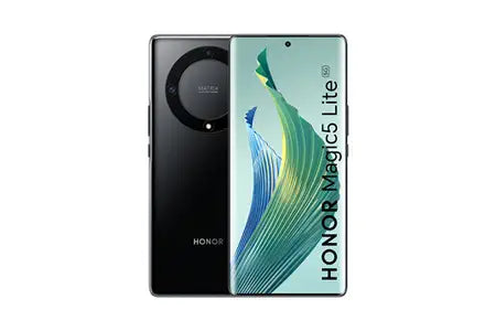 Smartphone HONOR BUNDLE MAGIC5 LITE 128GO NOIR 5G + EARBUDS X3 BLANC