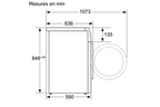 Lave-linge hublot BOSCH SERENITY Série 6 WGG244ASFR I-DOS