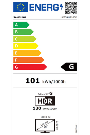 TV LED SAMSUNG UE55AU7105 SMART TV 2021