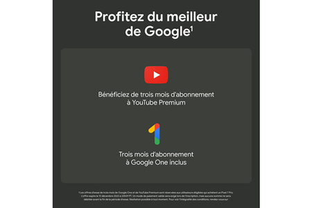 Smartphone GOOGLE PIXEL 7 PRO 256GO BLANC NEIGE 5G