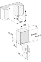 Lave-vaisselle MIELE G 5052 SCVI - ENCASTRABLE 60CM