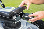 Tondeuse thermique IKRA IKRA TONDEUSE À GAZON TRACTÉE SUR BATTERIE IAM 40-4625S, MULCHING, DIAMÈTRE DE COUPE 46CM, INCLUSES 2 BATTERIES & CHARGEUR