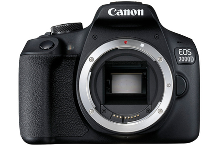 Appareil photo Reflex CANON EOS 2000D+EF-S 18-55 IS II+EF 75-300 F/4-5,6 III + SAC + CARTE MÉMOIRE SD 16 GO